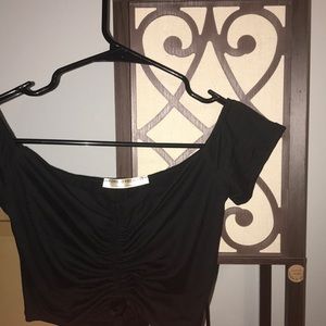 Price Firm Black polyester top